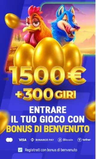 Banner promozionale e bonus di registrazione Winnita